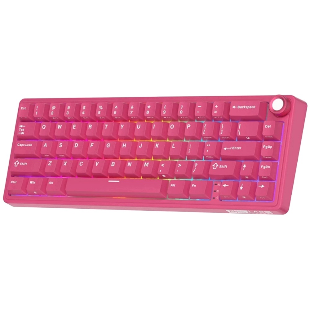 ROYAL KLUDGE R65 Berry Red Gaming Keyboard Cream Switch — 4