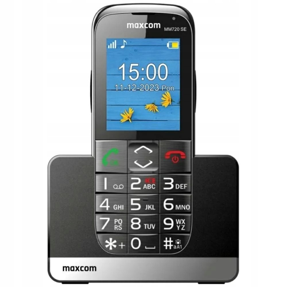 Maxcom Comfort MM720 Se fekete/black