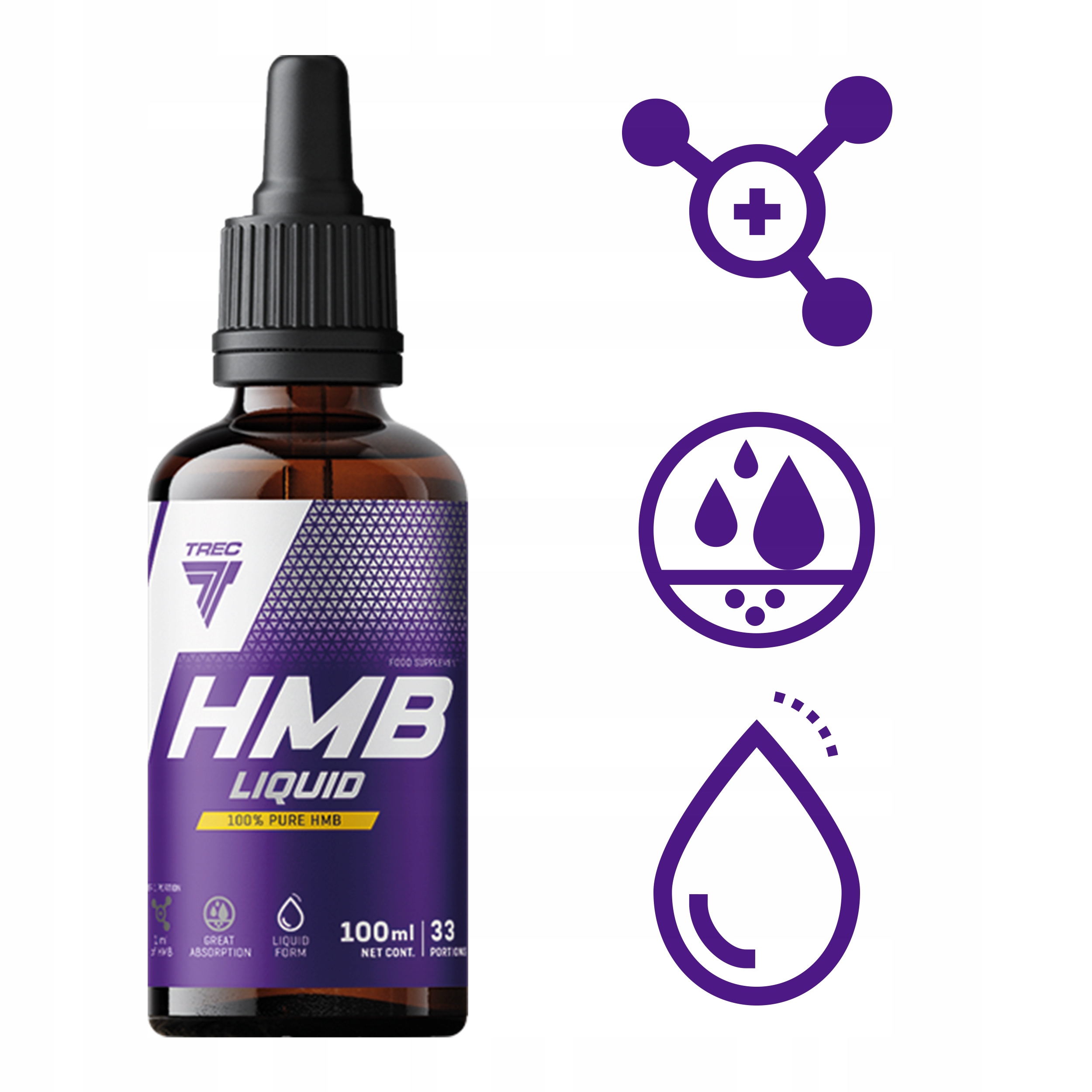 Trec Hmb Liquid 100ML Socha Síla Redukce Máslo