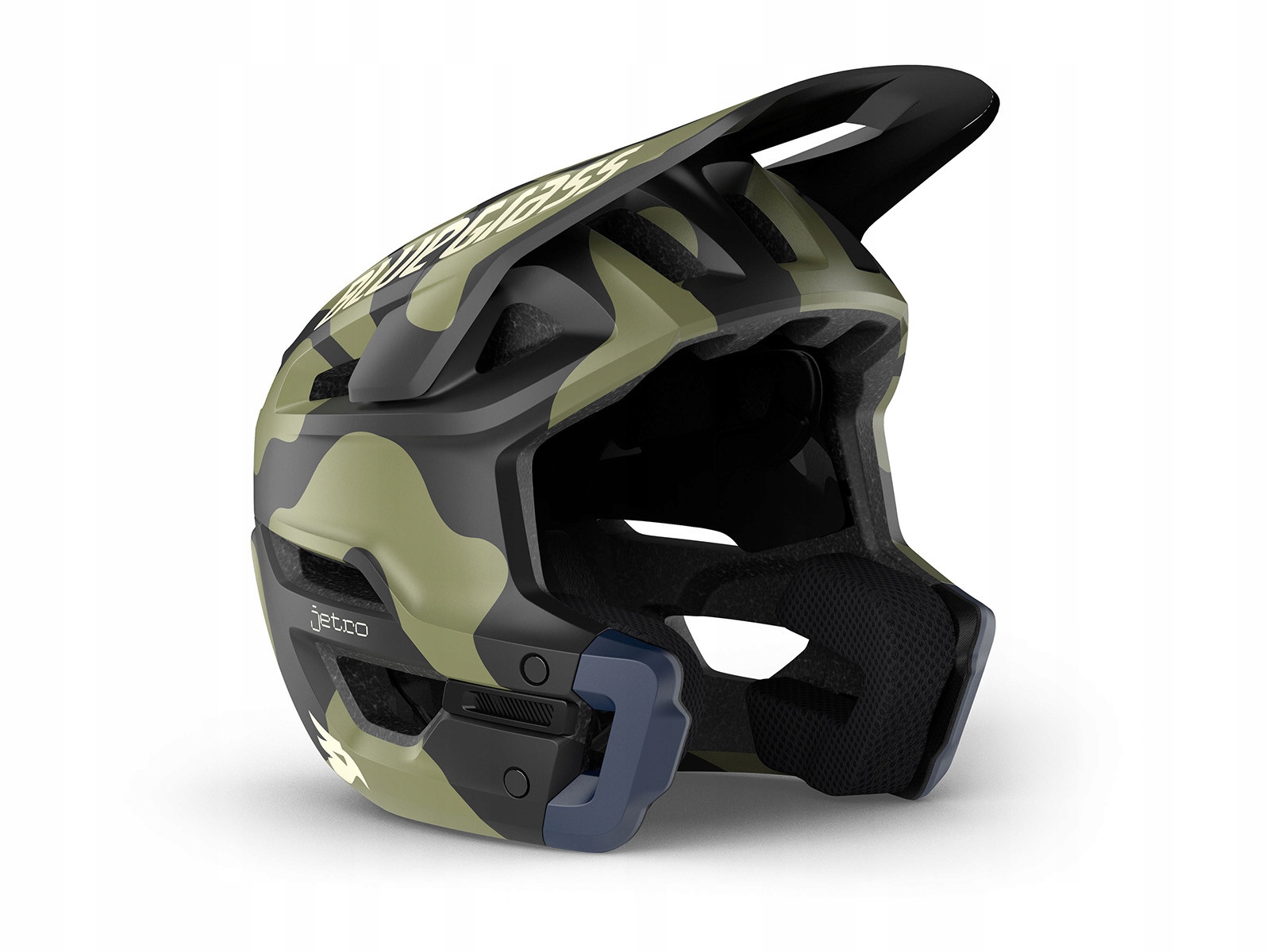 Cyklistická přilba Bluegrass Jetro Mips Medium camo, limitovaná edice