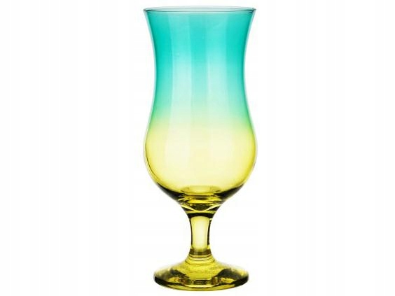 

Kieliszek Koktajlowy 420ml żółto- turkusowy, Lato
