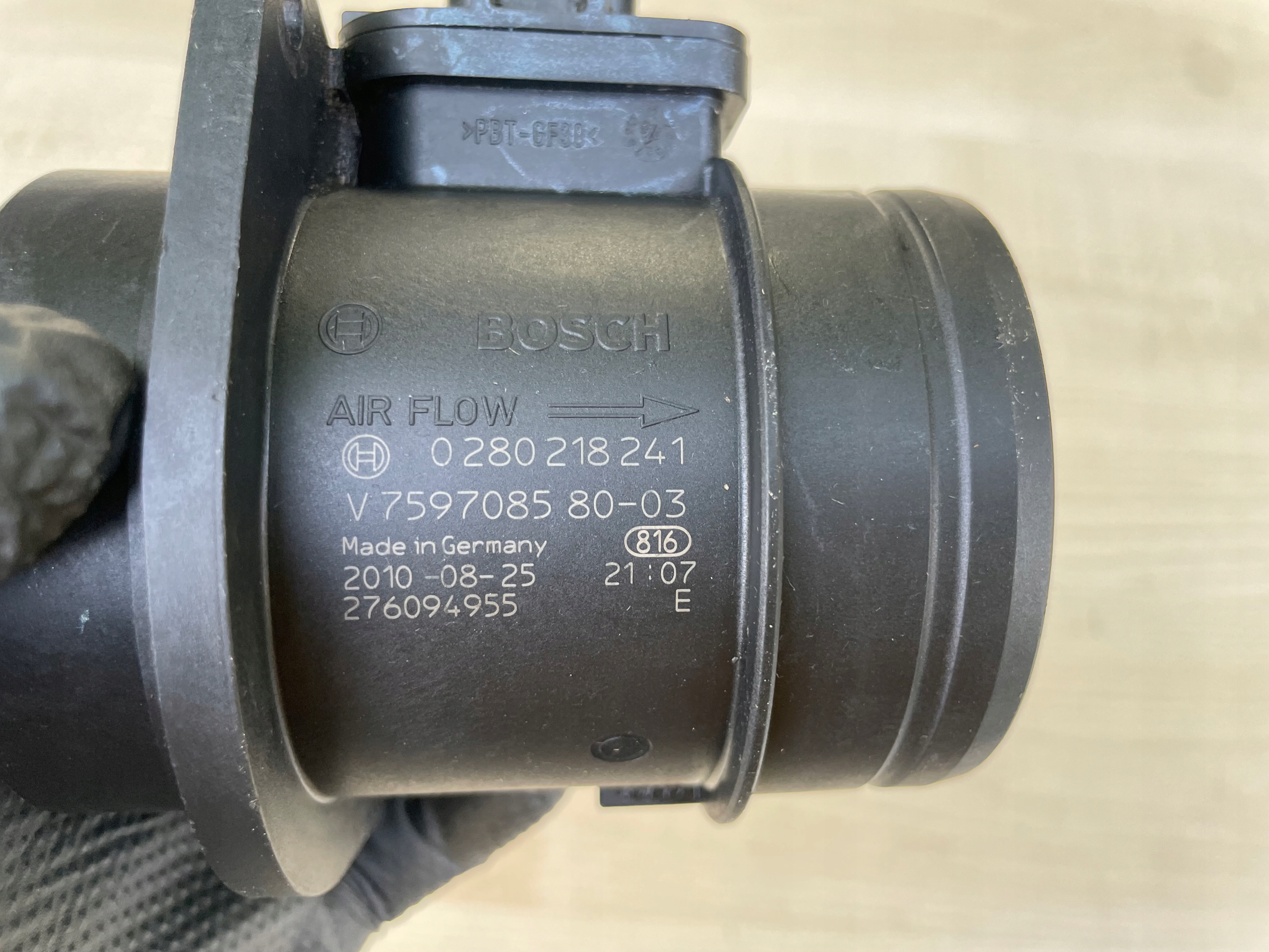 MINI R55 R56 LCI R59 R60 flow meter air 7597085