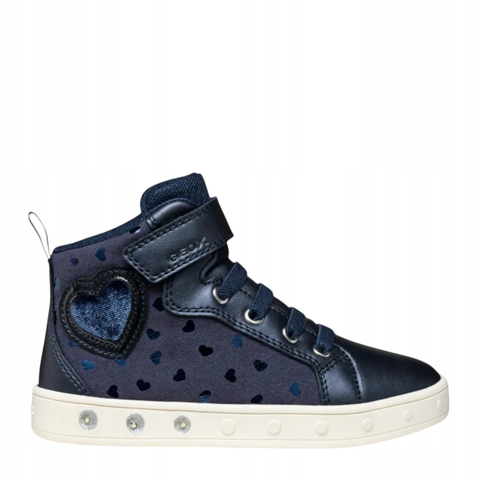 Sneakersy wysokie dla dziewczynki Geox J Skylin Girl J568WE-0AUAJ-C4002