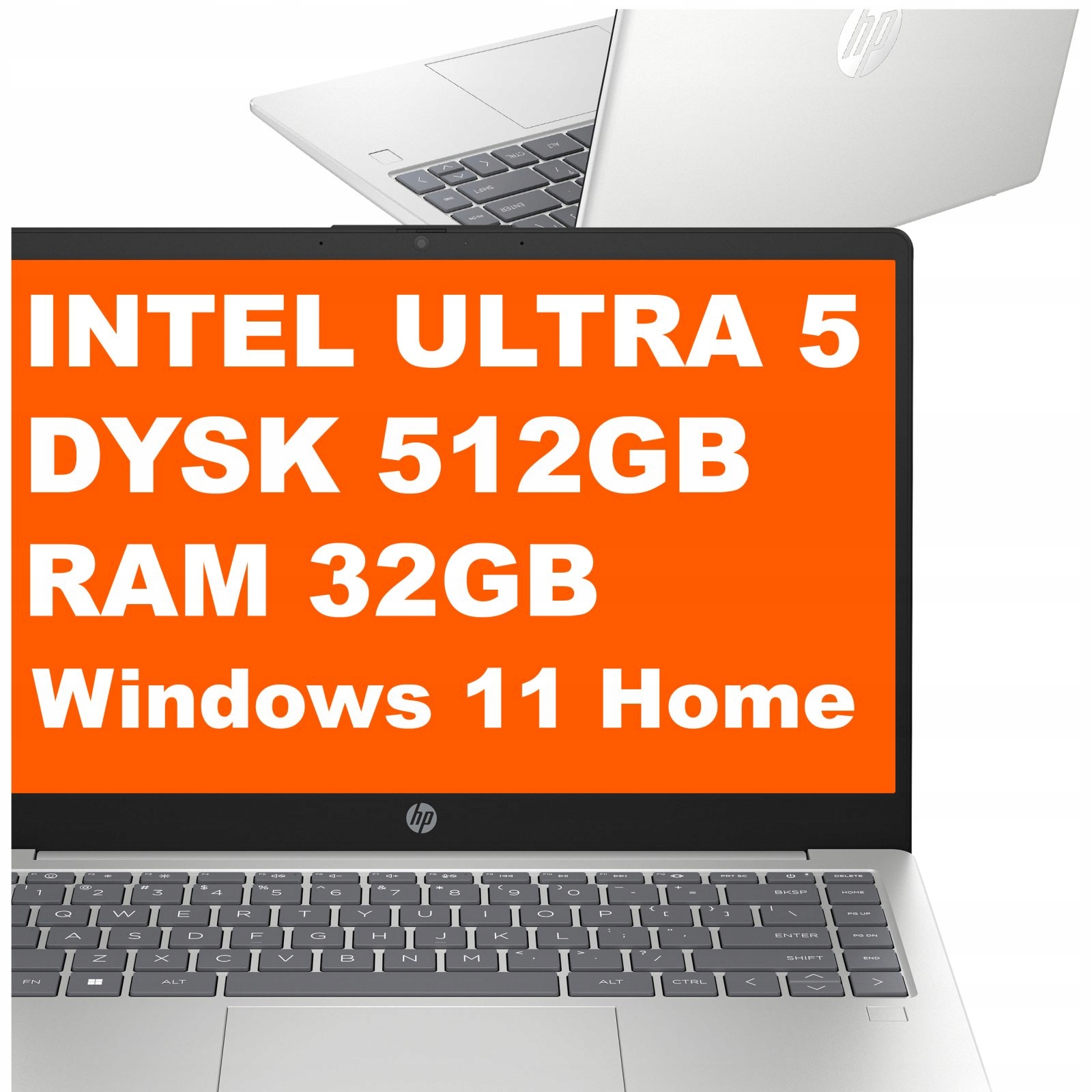 Notebook Hp 14T-ep100 Ultra 5 32GB 512GB Intel Arc FullHD Win 11 Stříbrný