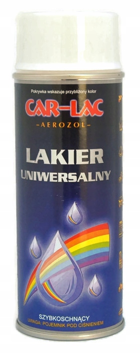 

9010 Ral Biały Połysk Car Lak Spray 400ML Farba