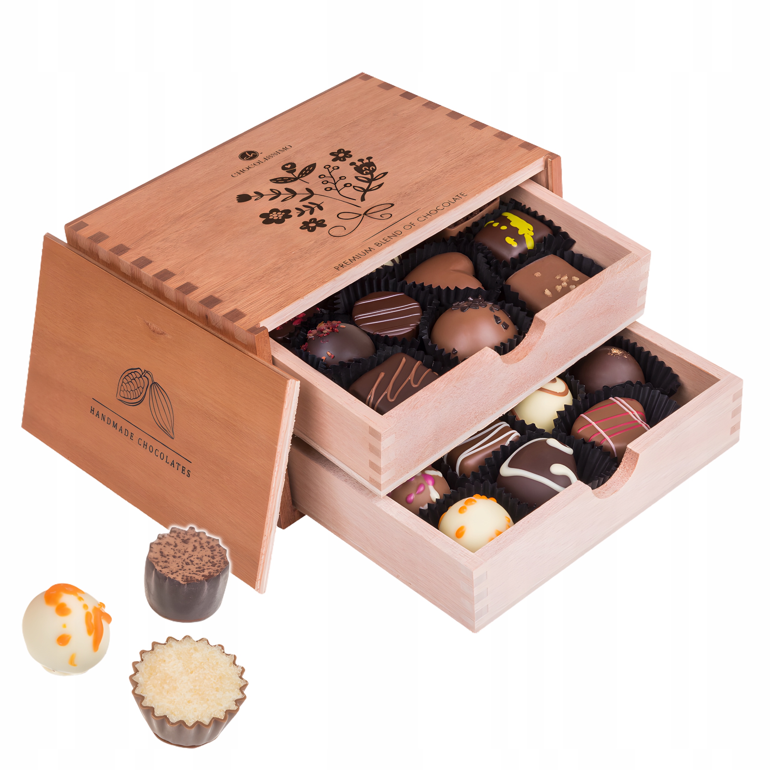 na Urodziny czekoladki Praliny Belgijskie słodycze upominek 250