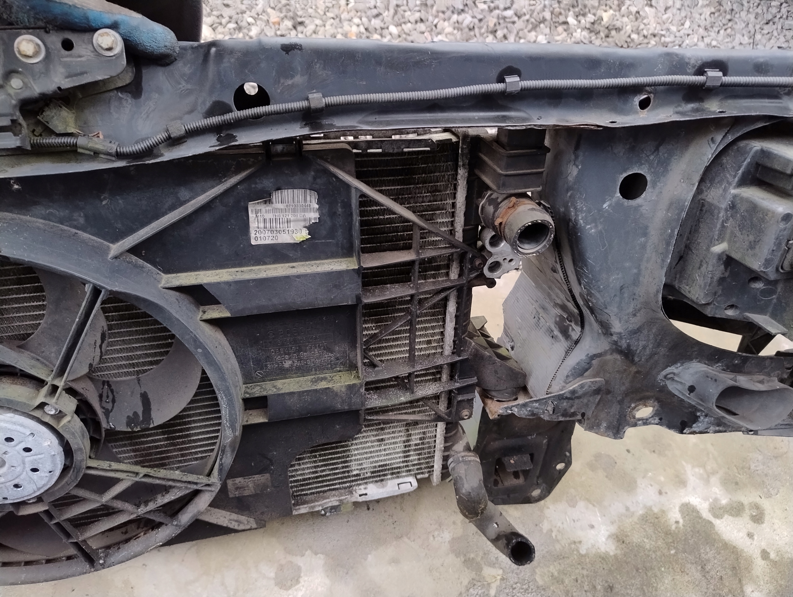 support panel for radiators complete Volkswagen Transport T5 2.5 TDI Automat EUROPA