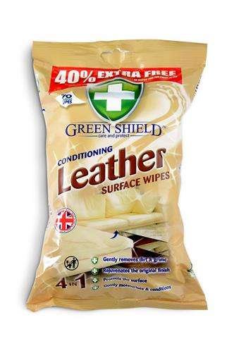 

Green Shield Leather Chusteczki do skór 70szt