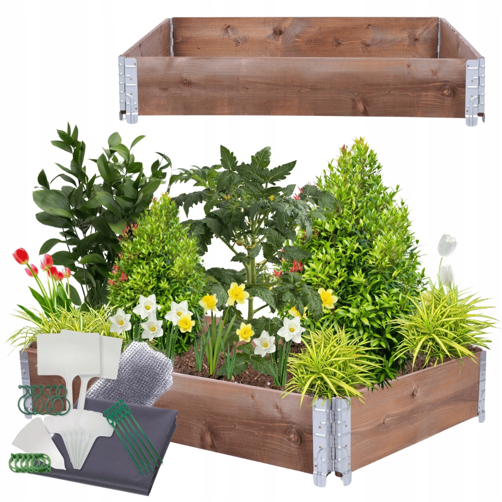 Zeleninový Záhon kaskádový, regulovatelný, vyvýšený záhon, impregnace 20x120x80