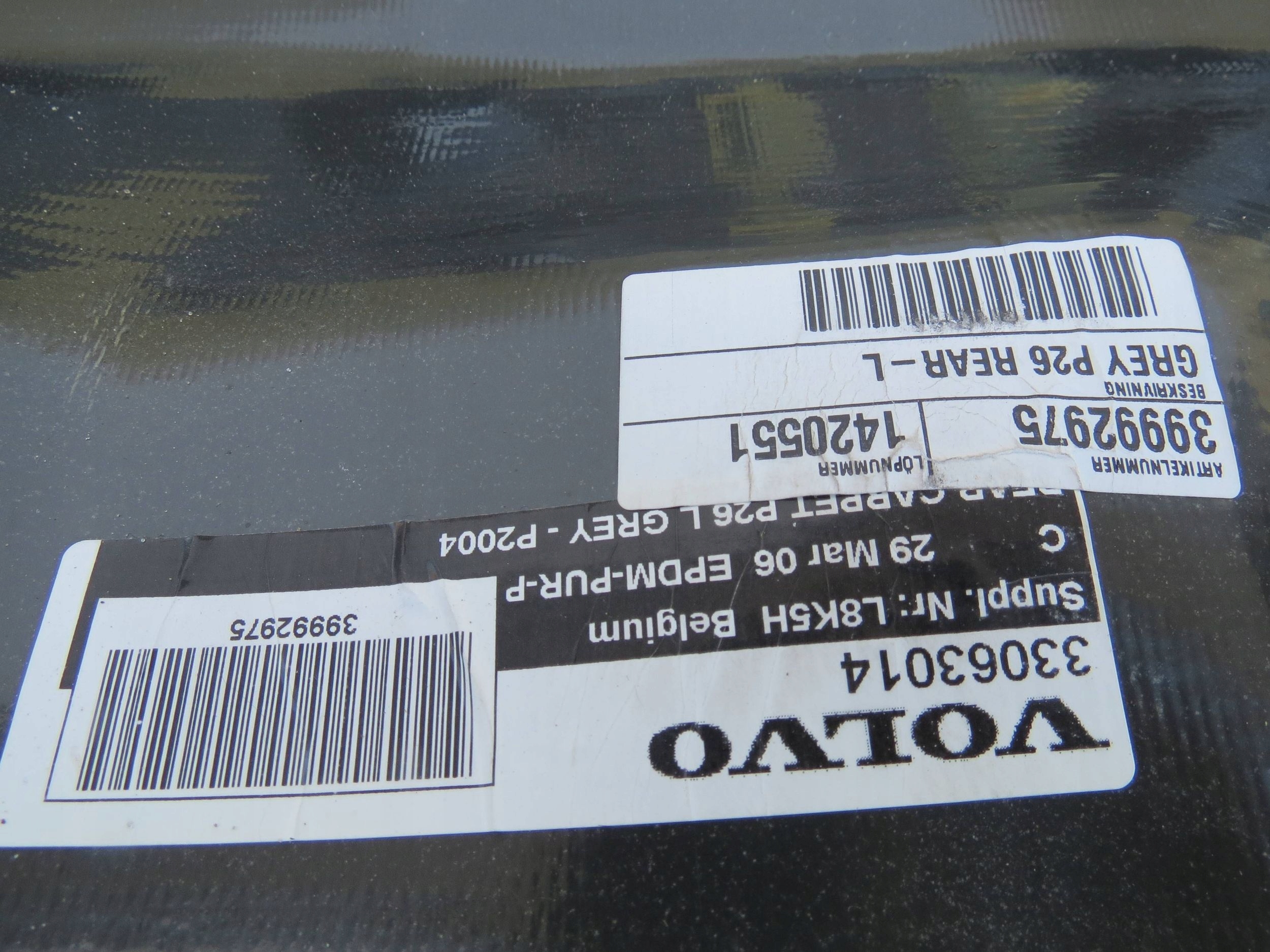 AUTOTEPPICHE heck VOLVO XC70 II AWD 2.4D 185KM 2000-2007r 33063014