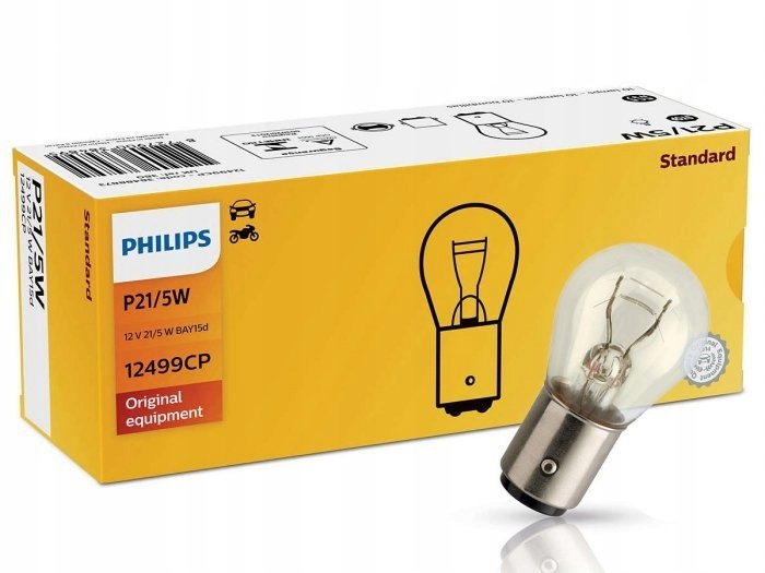 

Żarówka P21/5W 12V Philips 12499CP P215W