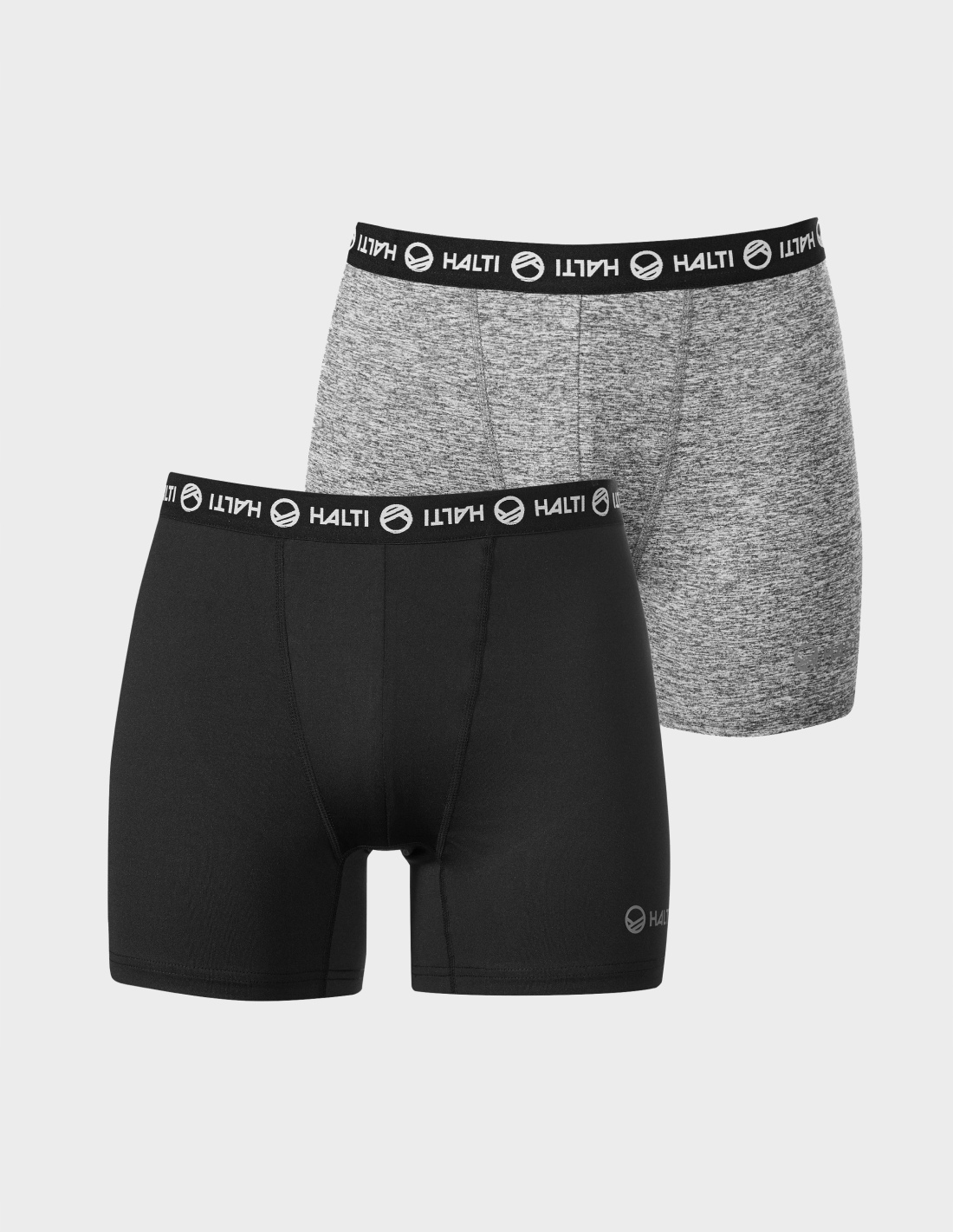 Pánské boxerky Halti Boxers 2-pack S Černo-šedé