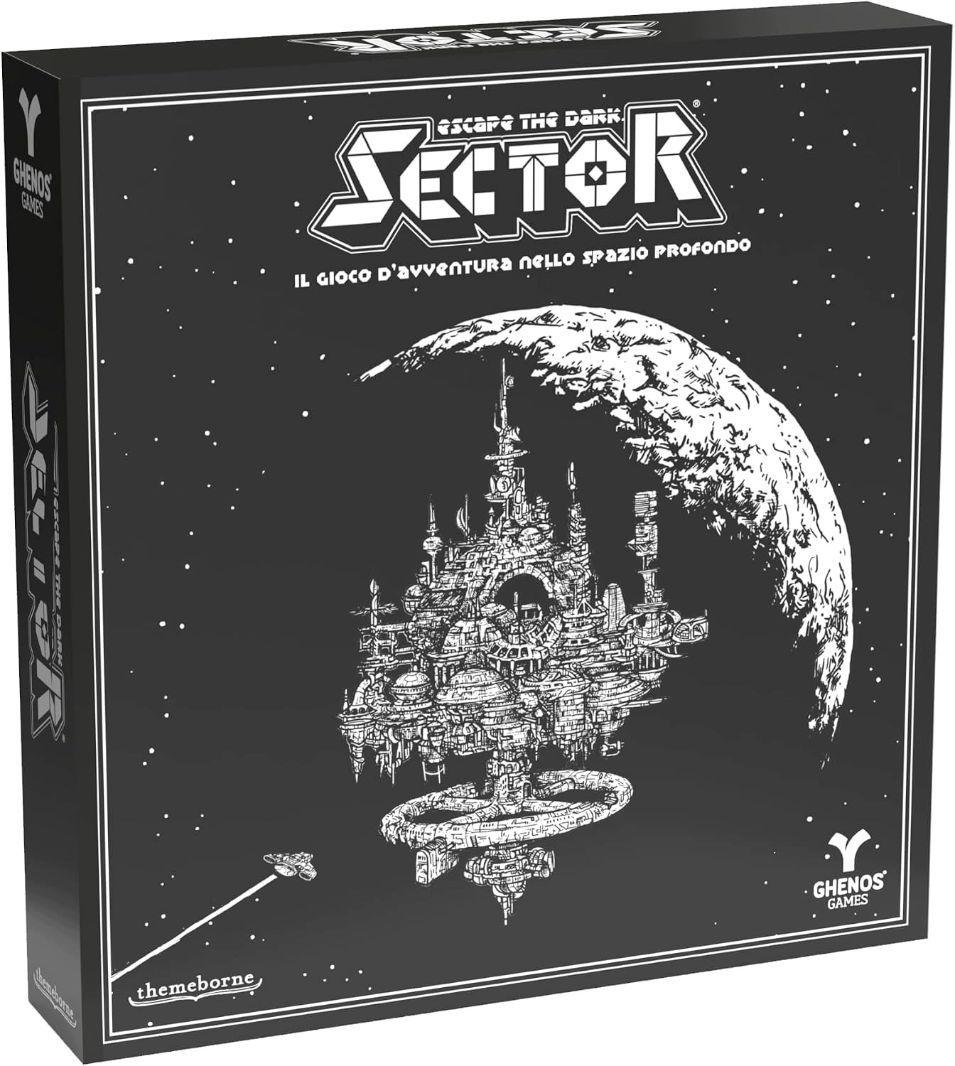 Gra Planszowa Escape The Dark Sector Ghenos Games 1-4 Graczy Włoska Sci-Fi