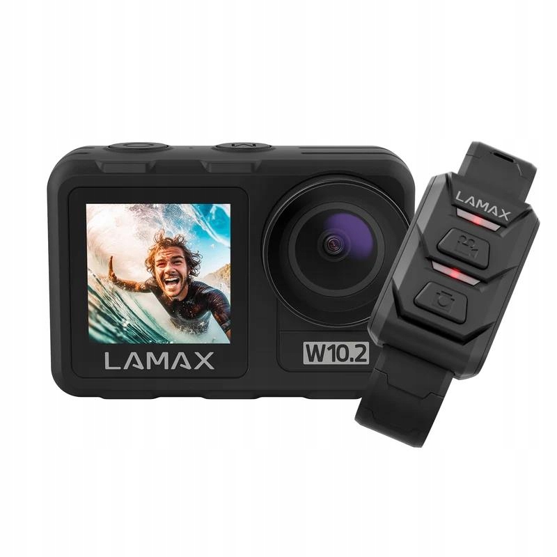 Lamax W10.2 Kamera Sportowa 4K/60fps MAXsmooth 2.0 Akcesoria