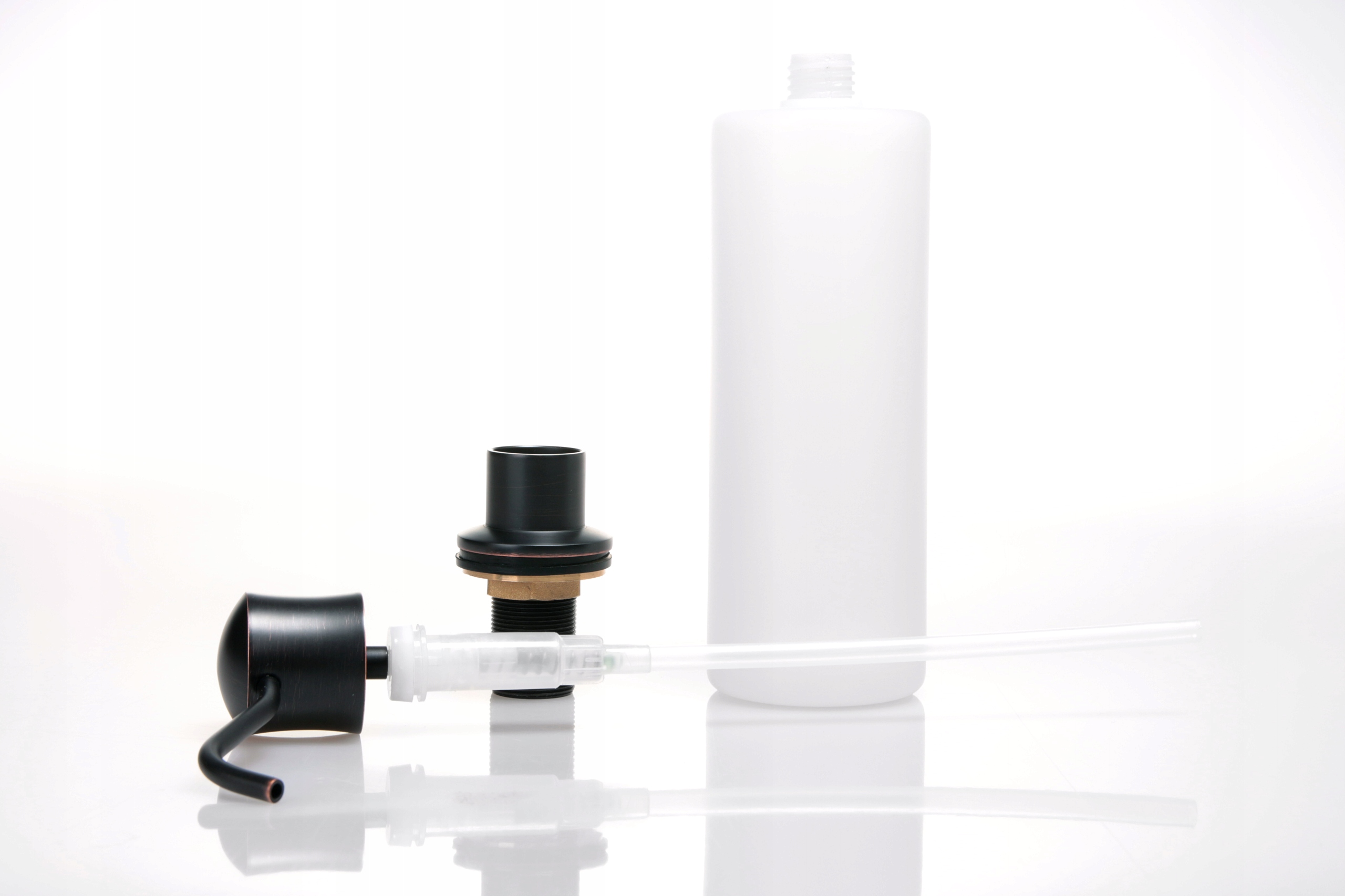 DOZOWNIK PŁYNU DO ZLEWU ZLEWOZMYWAK CZARNY RETRO