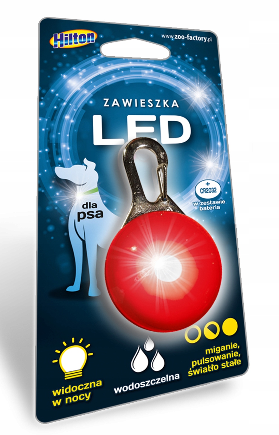 

Świecąca Zawieszka Do Obroża Led dla Psa Kota