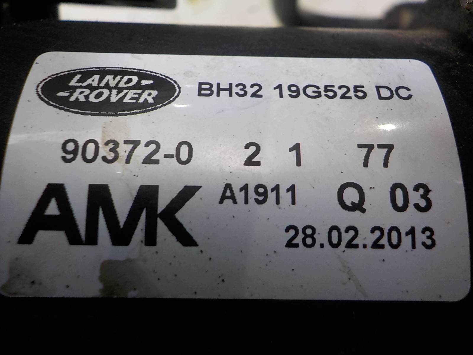 LAND ROVER DISCOVERY III luftfederung kompressor BH32-19G525-DC