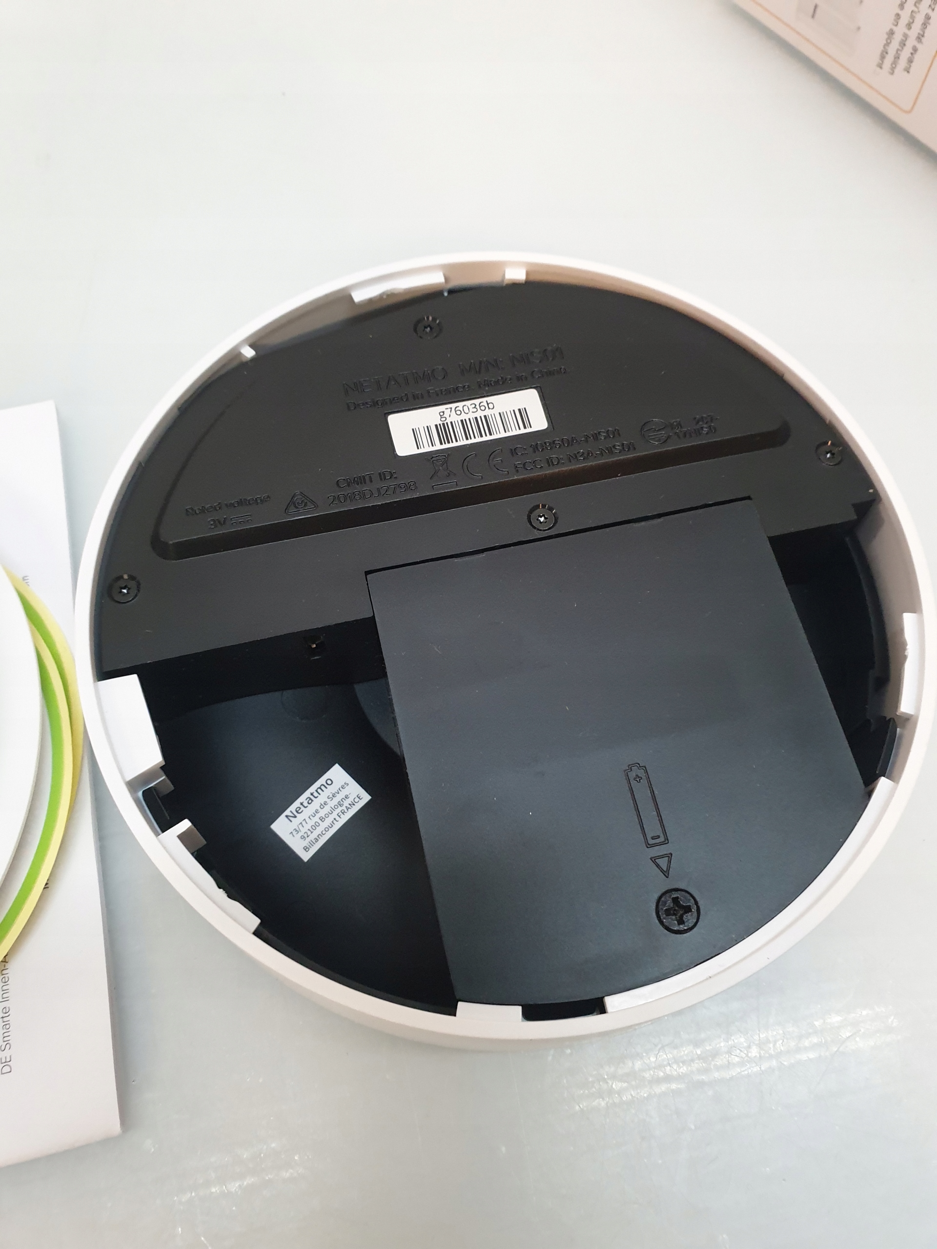 E14 Inteligentna syrena alarmowa NETATMO NIS01 Głośność 110 dB