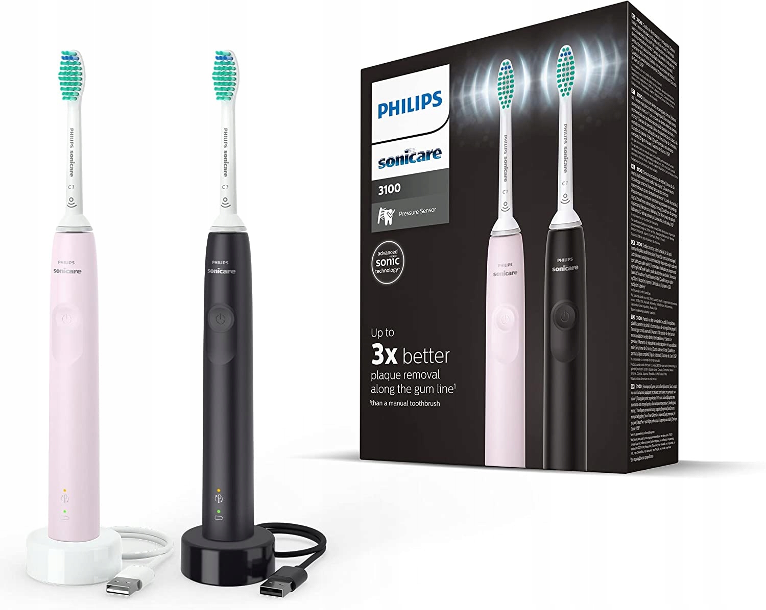 Philips HX3675/15 Zestaw szczoteczek sonicznych 2 sztuki
