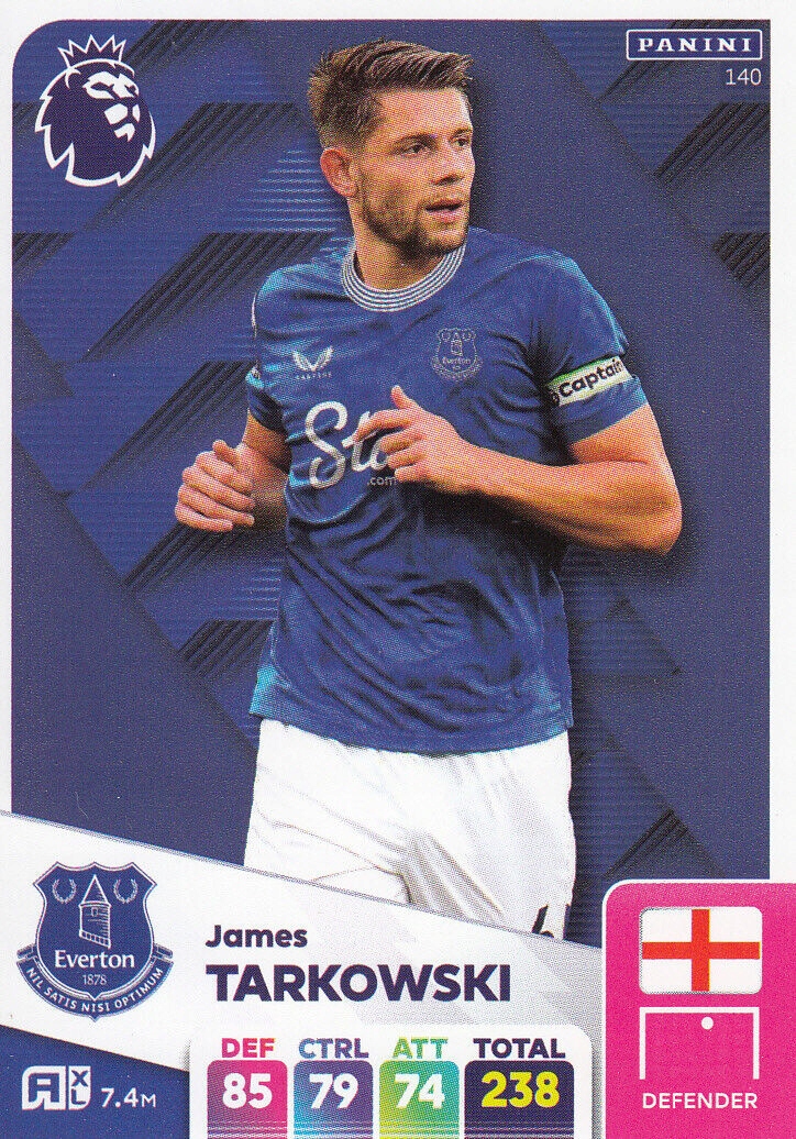 Premier League 2025 Base Card James Tarkowski 140