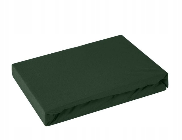 

Prześcieradło Jersey Z Gumką 140x220 Zieleń Butelk
