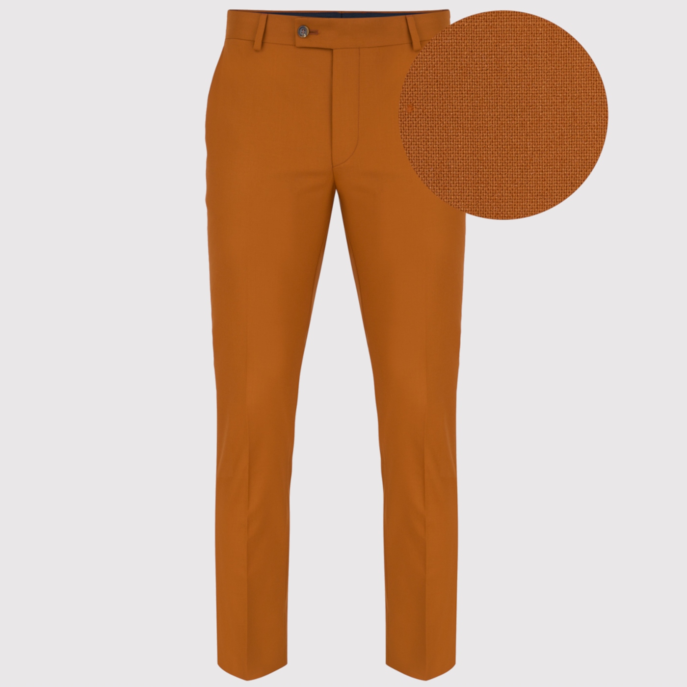 Oranžové pánské oblekové kalhoty Pako Lorente vel 88/188