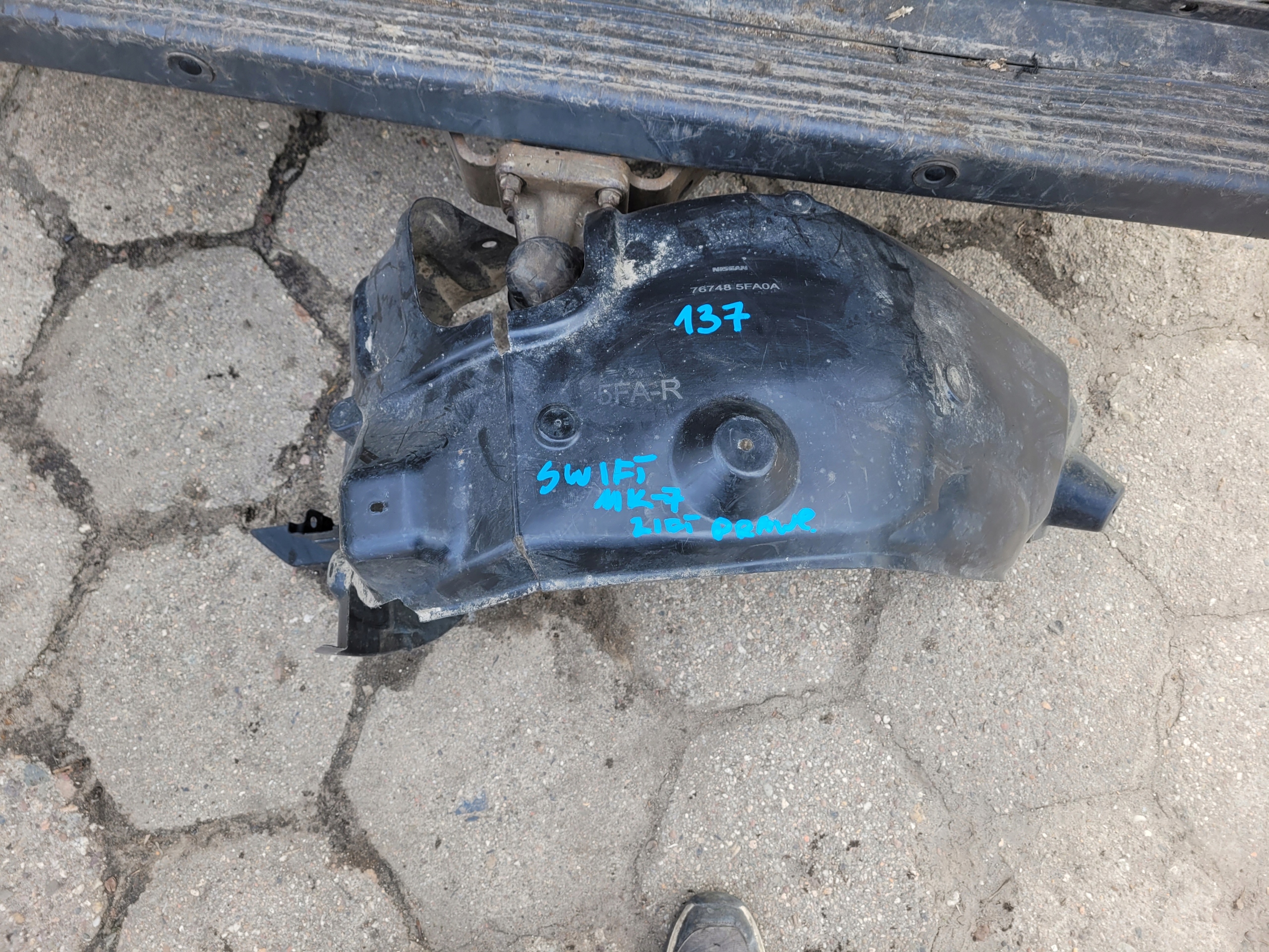 mudguard rear. rear part right NISSAN MICRA K14 K-14