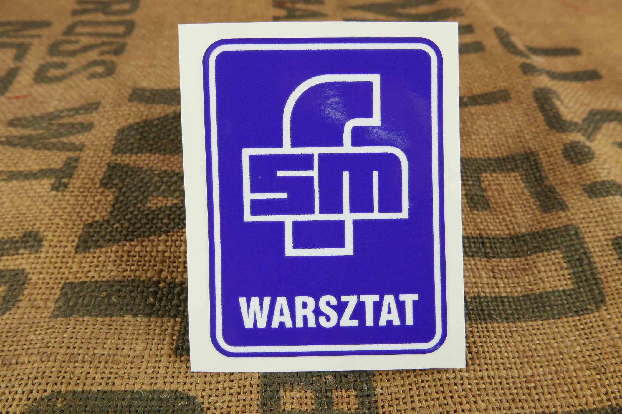 Warsztat FSM Naklejka