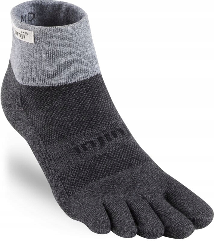 Trailowe skarpety z palcami Trail Midweight Mini-crew Granite XL grafitowy
