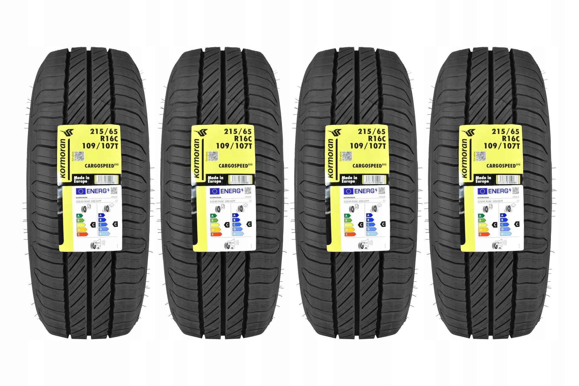 4 летние шины 215 / 65R16C KORMORAN CargoSpeedEVO