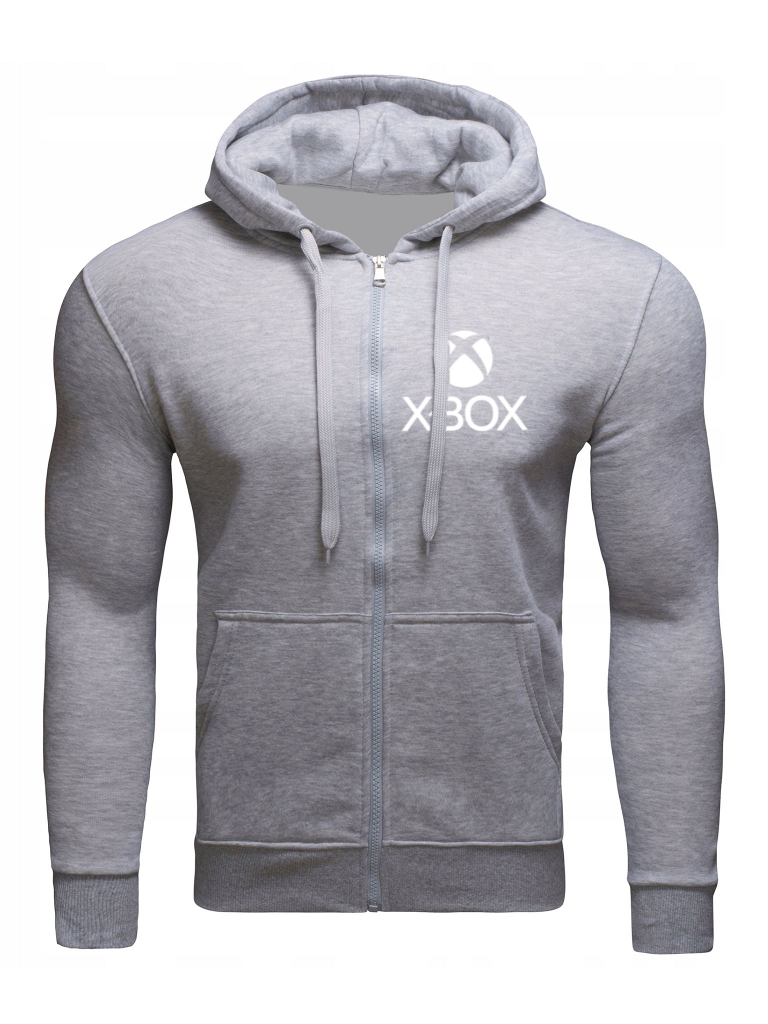 

Bluza Rozpinana Xbox X-box Z Kapturem Szara XL