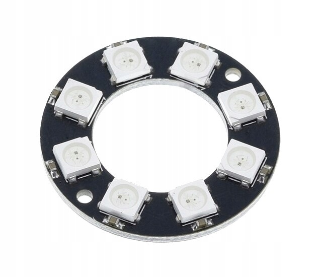 Sterownik ELEKING Pierścień Ring 8 diod LED WS2812B 5050 RGB