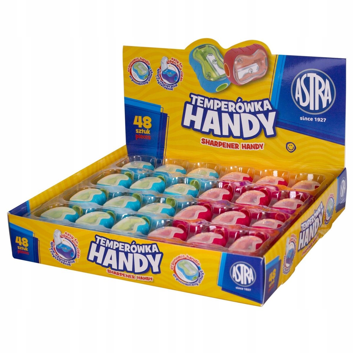 Temperówka pojemnik ASTRA Handy niebieska 1 otwór Kod producenta 404121002