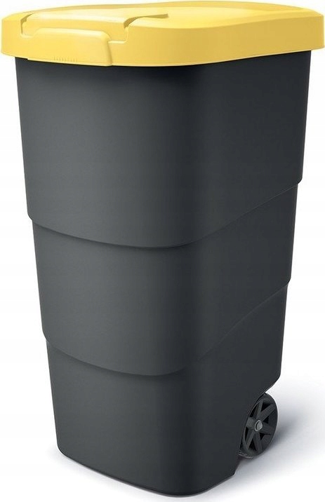 Kosz na śmieci Prosperplast żółty 90L (NBWB90-120C)