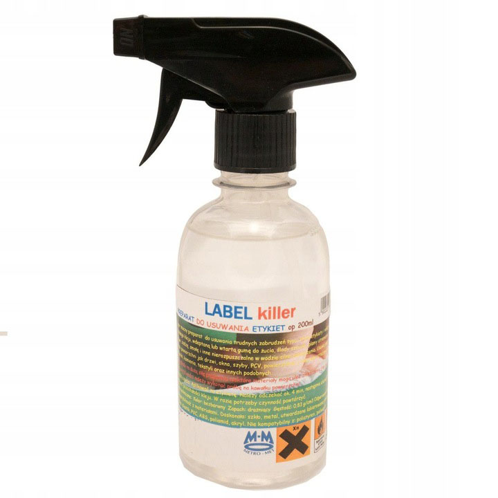 

mocny zmywacz do etykiet naklejek taśm 200ml