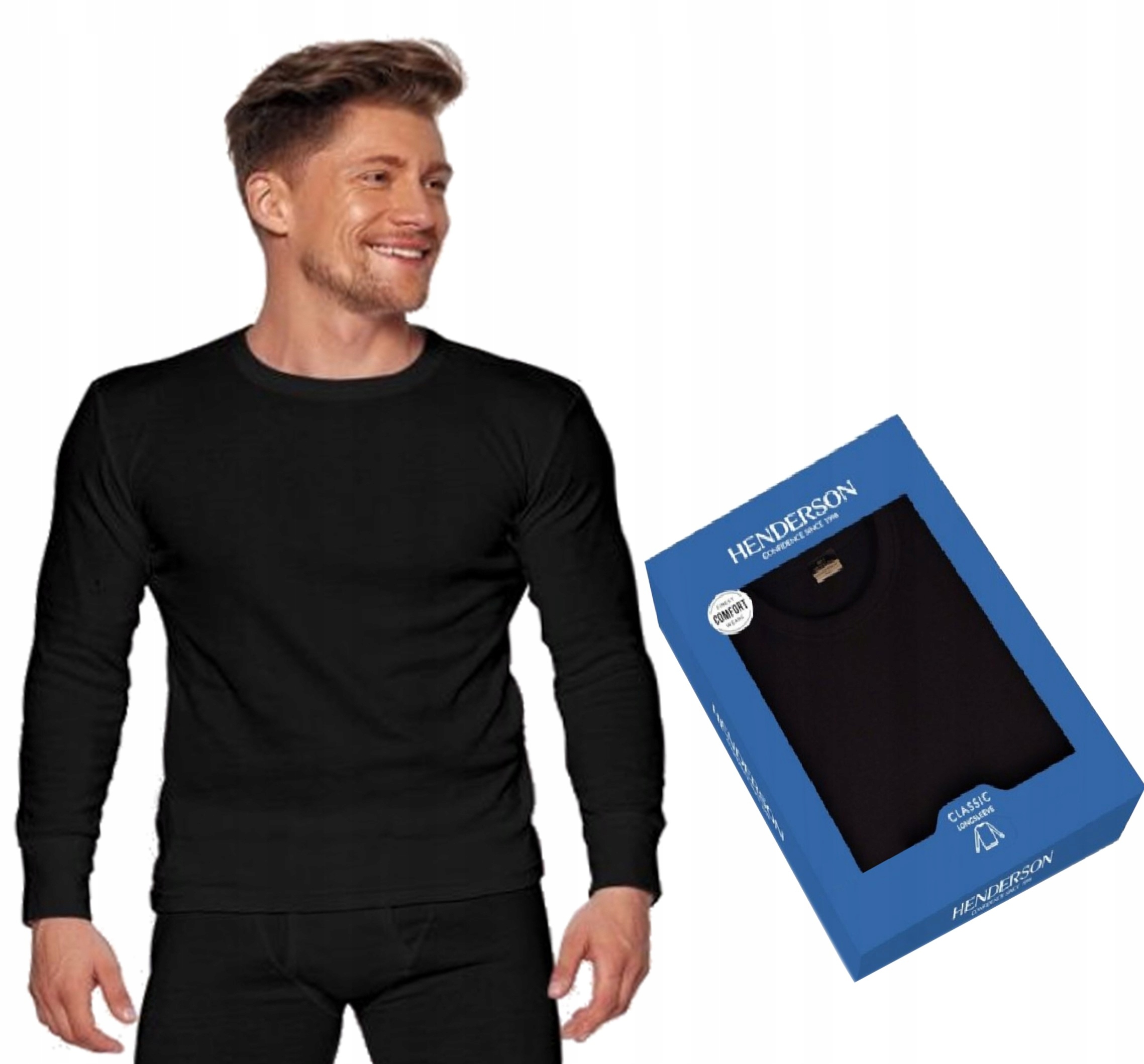 

Henderson Podkoszulek Męski Czarny 2149 XL