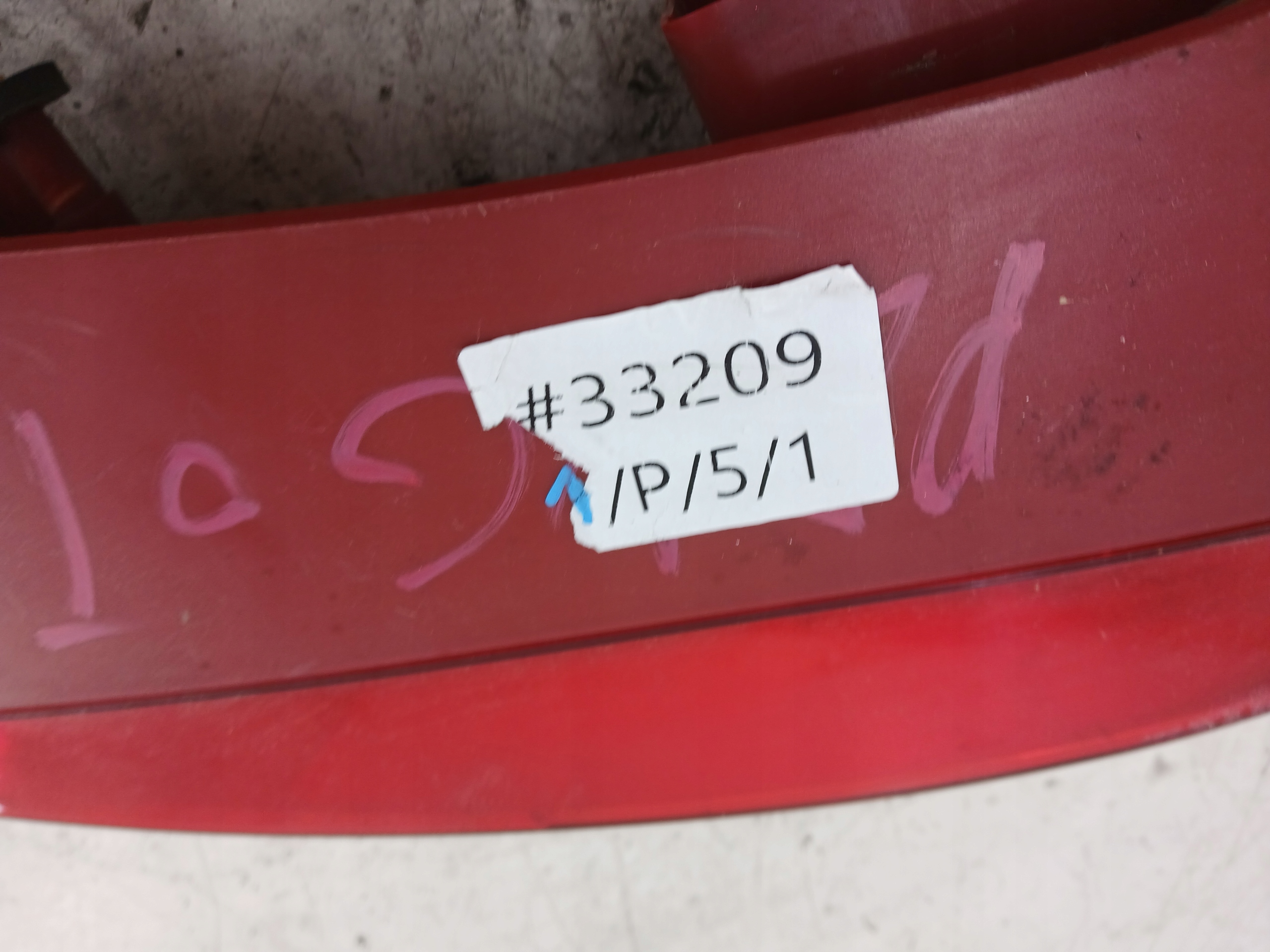 PEUGEOT 807 light left rear part