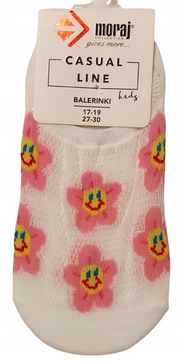 

Skarpety Balerinki Dziecięce Kwiaty Moraj R 31-34