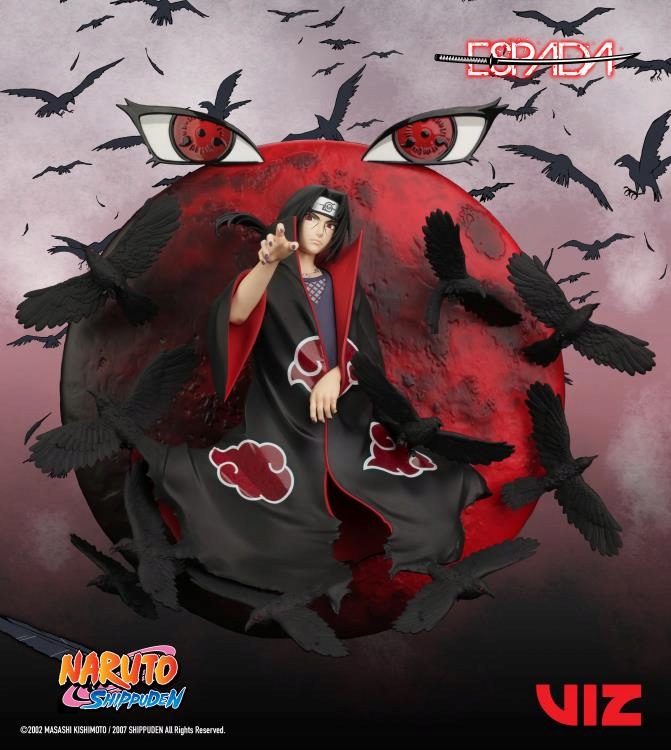 Naruto Shippuden Itachi Uchiha Stěnová soška 25 cm