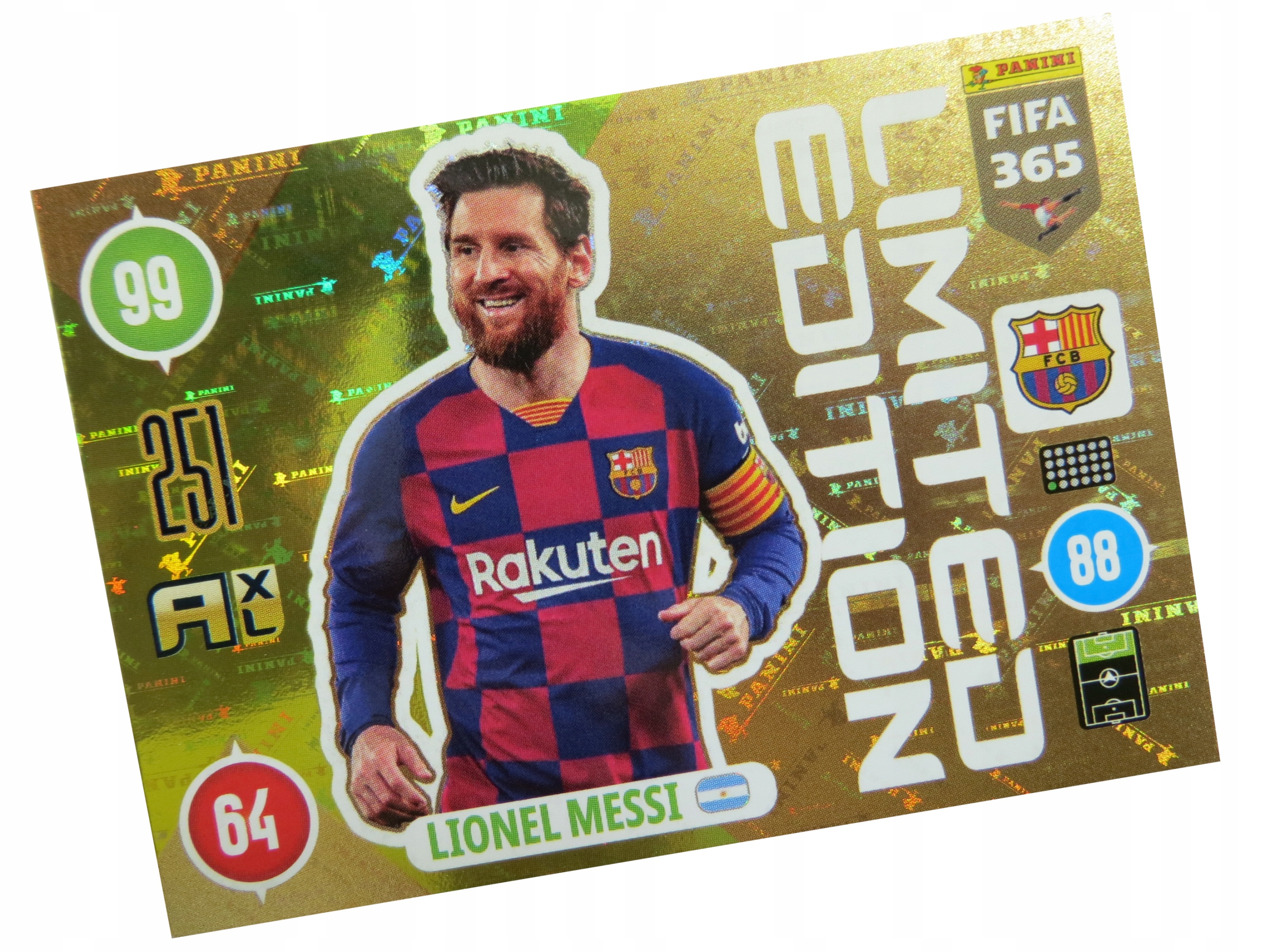 Panini Fifa 365 2021 Karty Piłkarskie Limited Lionel Messi Fc Barcelona