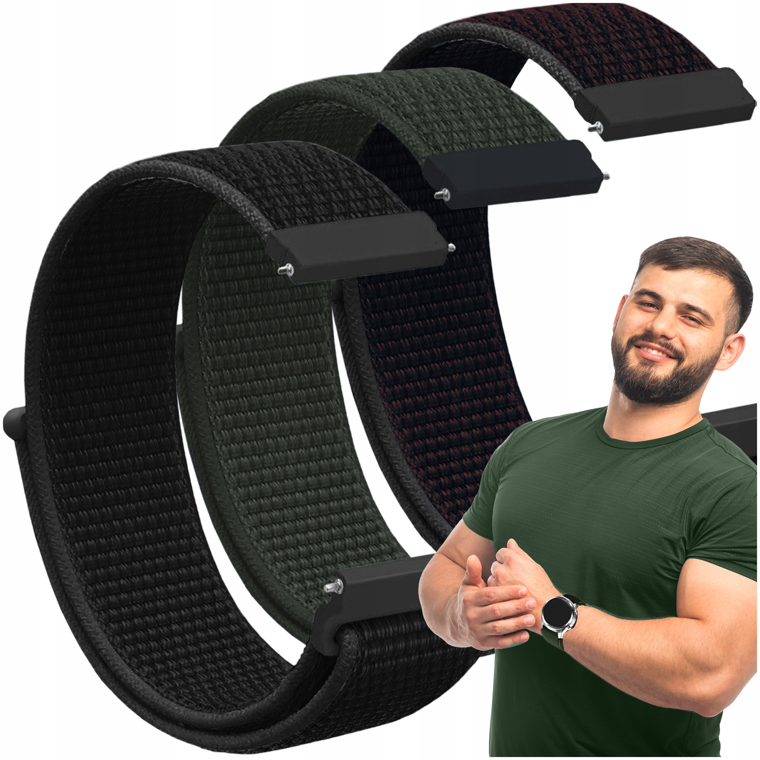 Zestaw: 3x pasek do Garett Kids Essa 4G smartwatch opaska wymienna 18mm