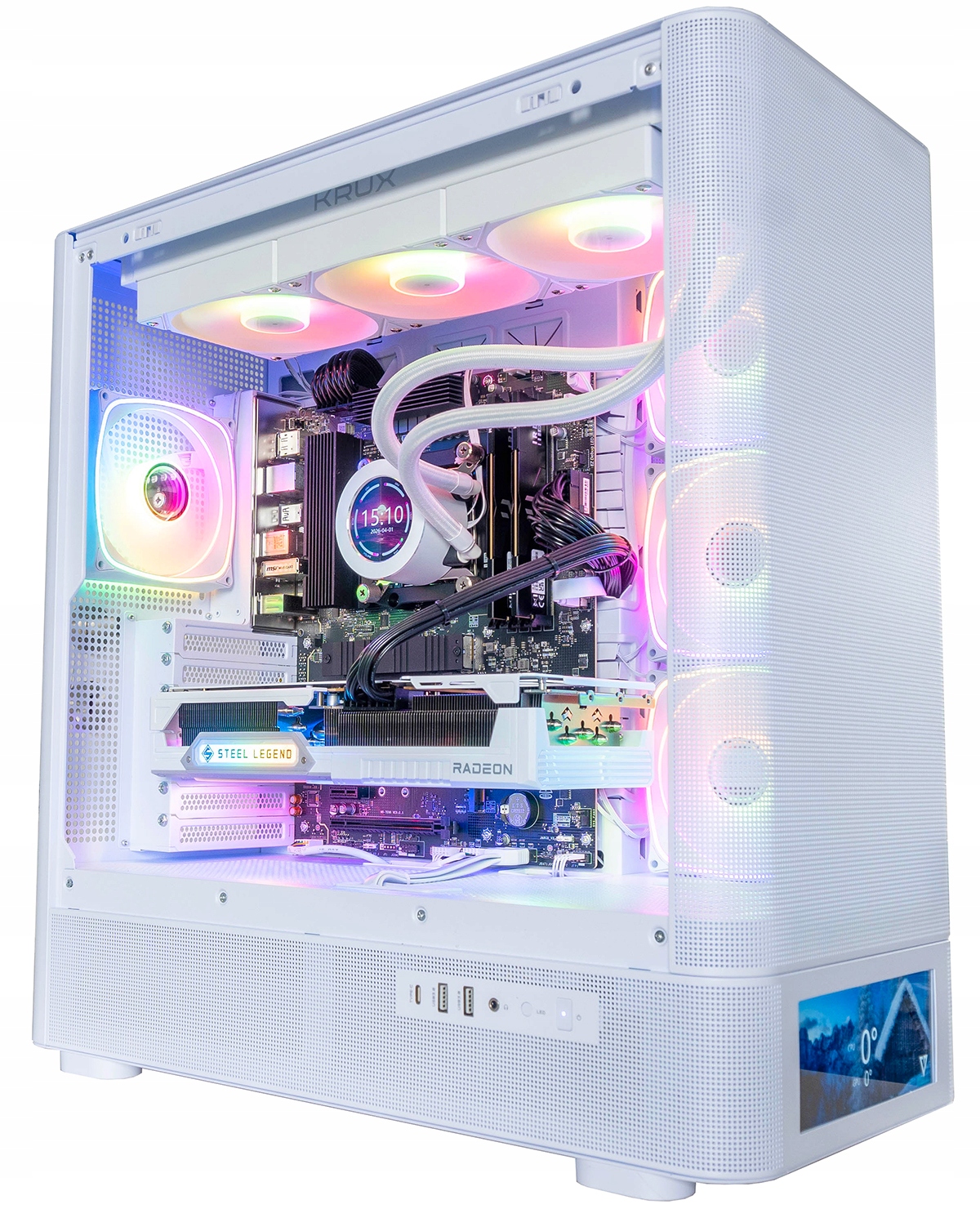 Komputer Gamingowy AQ500W 7800X3D SSD2TB 32GB RX9060XT 16GB WIN11 Woda