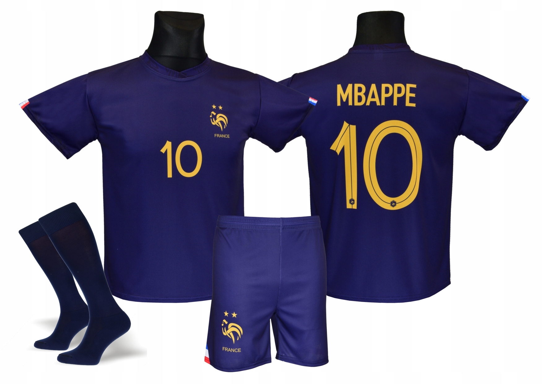 

Mbappe koszulka spodenki getry Francja rozmiar 128