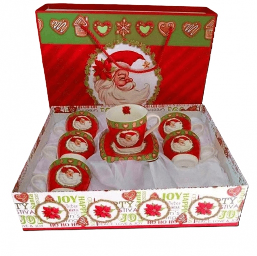 Kpl Vianočné šálky Vianoce 220 ml Šálka Darčeková sada