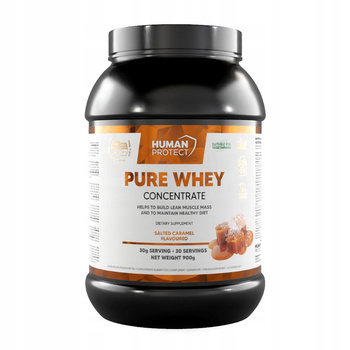 Human Protect Pure Whey Concentrate 900g Bílkoviny Koncentrát Wpc Slaný karamel