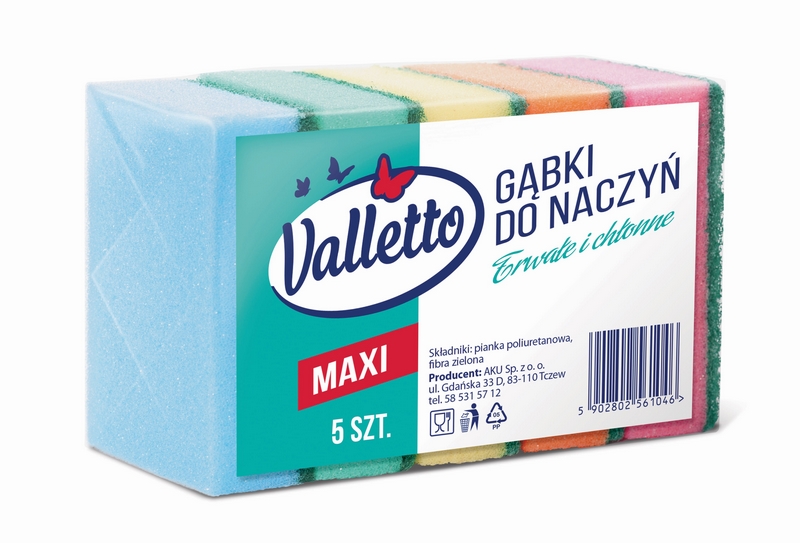 

Zmywak kuchenny Valletto Maxi 5 szt.