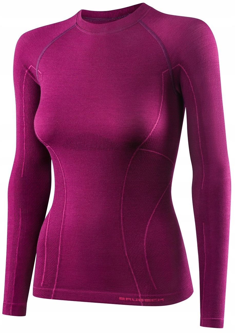 BLUZA TERMOAKTYWNA BRUBECK KOSZULKA DAMSKA MERINO WOOL TERMICZNA ACTIVE S