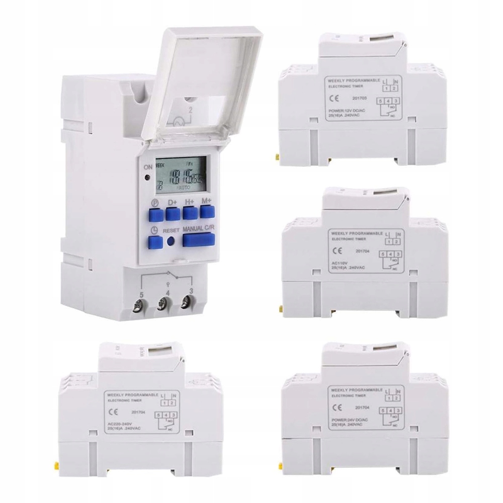 PROGRAMATOR CZASOWY SZYNĘ CYFROWY TYGODNIOWY Programowalny Zegar Cyfrowy Rodzaj programator czasowy