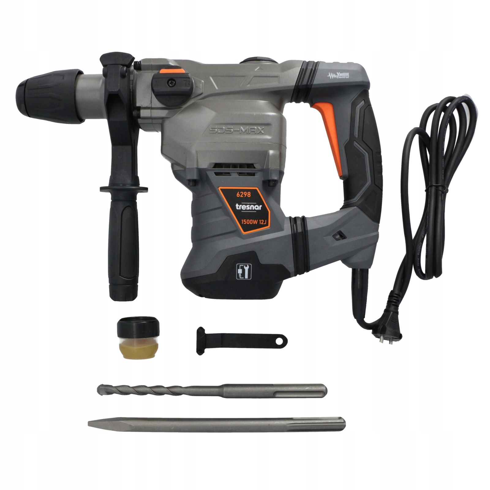 Tresnar kombinované vrtací-sekací kladivo Sds Max 1500 W, 12 J, 6,5 kg
