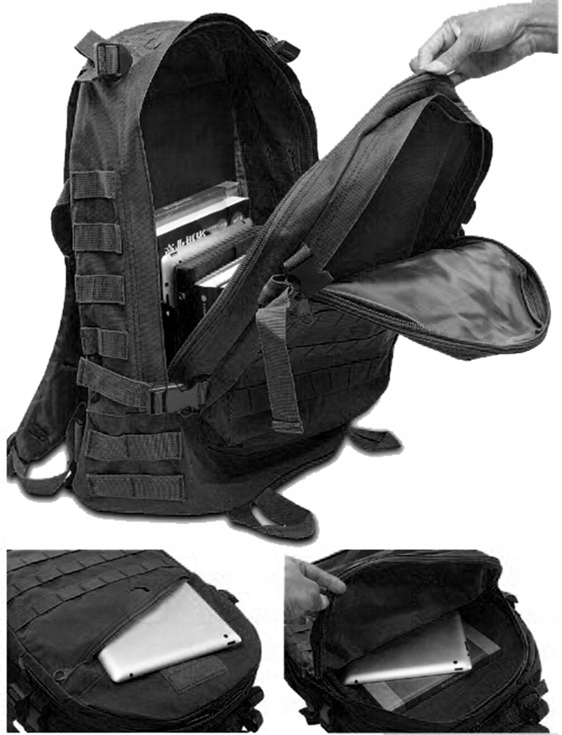 PLECAK MĘSKI DO PRACY SZKOŁY CZARNY WODOODPORNY WYTRZYMAŁY nowy model 2024 Marka inna